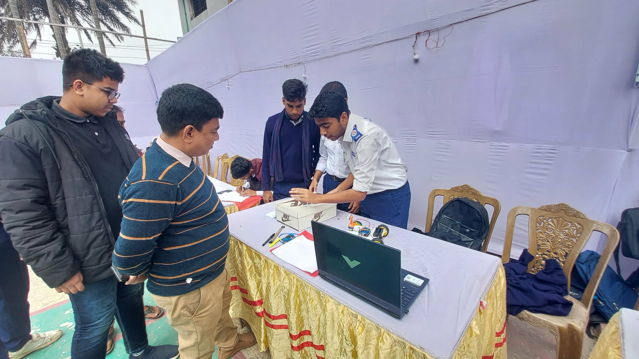 Students in lab
